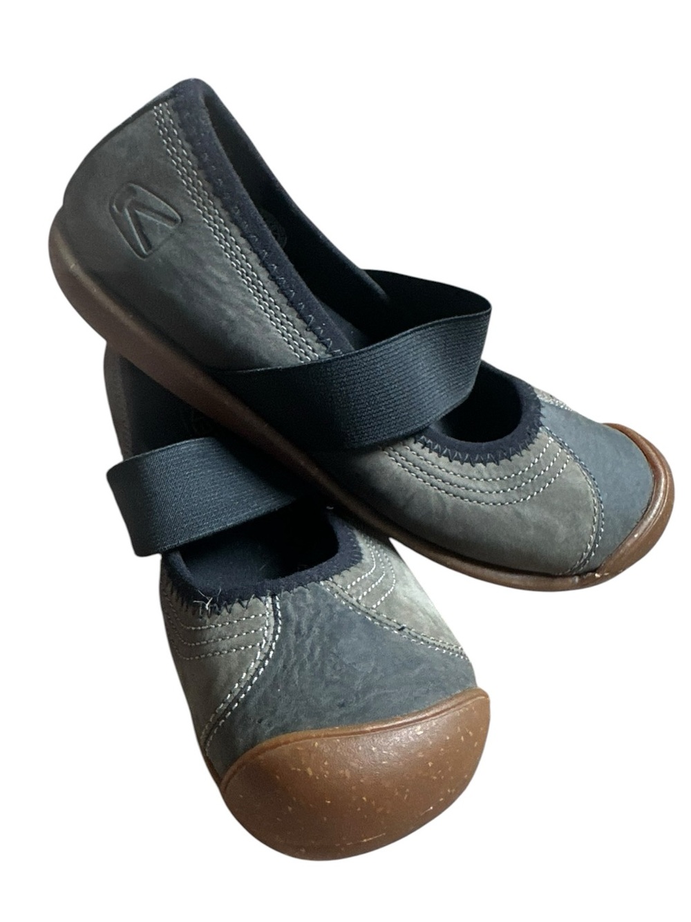 KEEN Sienna Mary Jane Shoes Women’s Size 5.5 Gray Nubuck Comfort Flats
